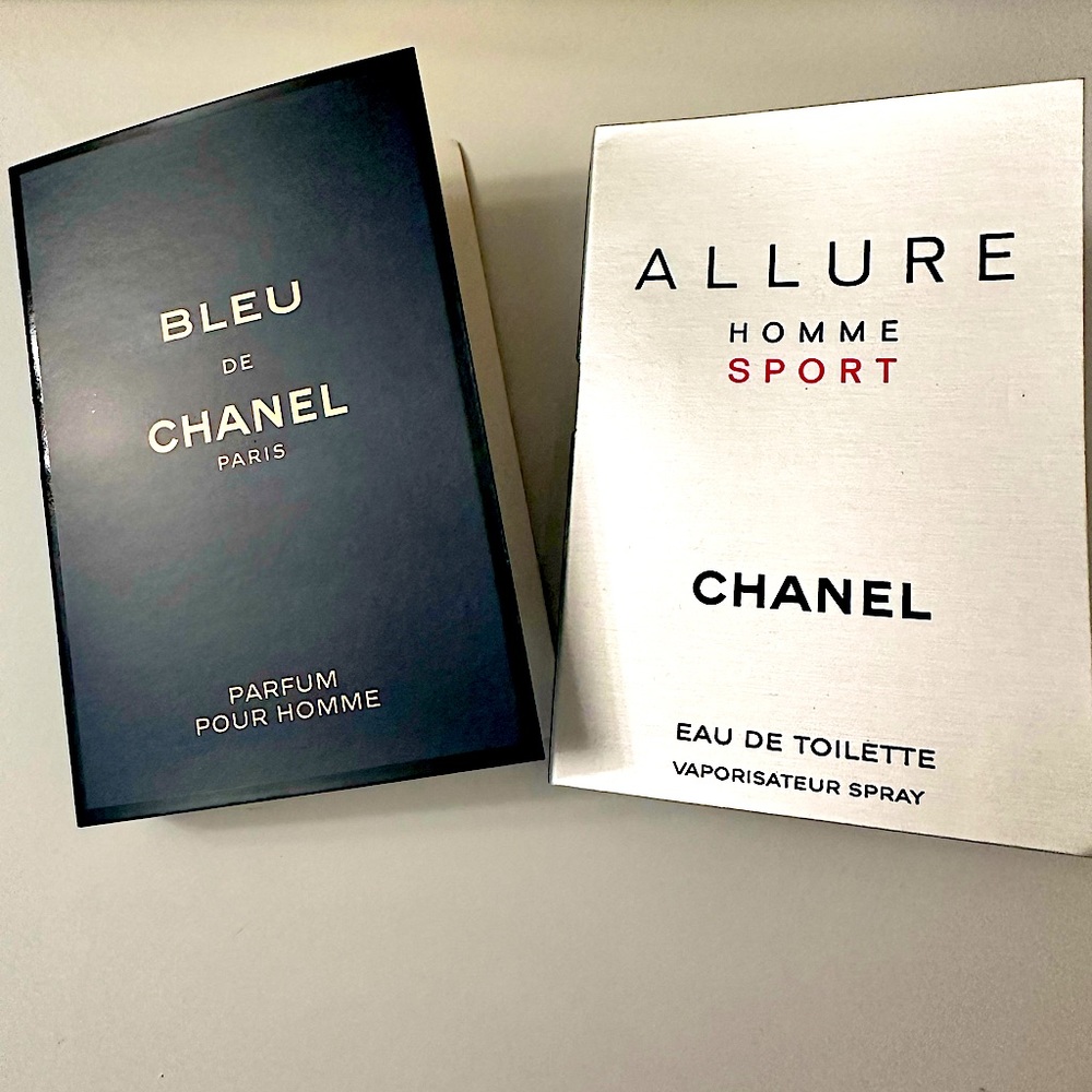 Chanel Bleau and Chanel Allure sport